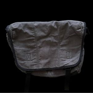 Gap gray messenger bag‎